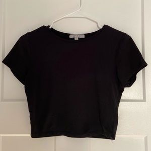 Gaze black baby tee